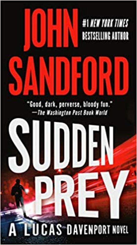 Book cover for "Sudden Prey" by John Sandford