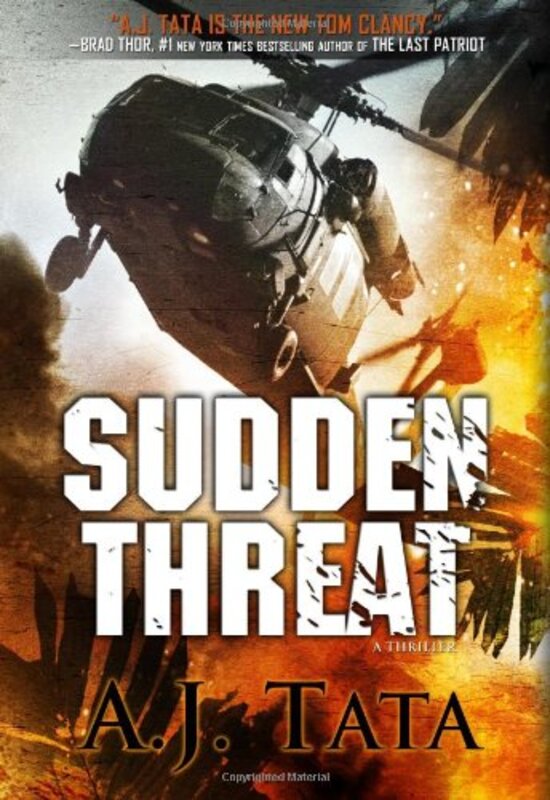 Book cover for "Sudden Threat" by AJ Tata