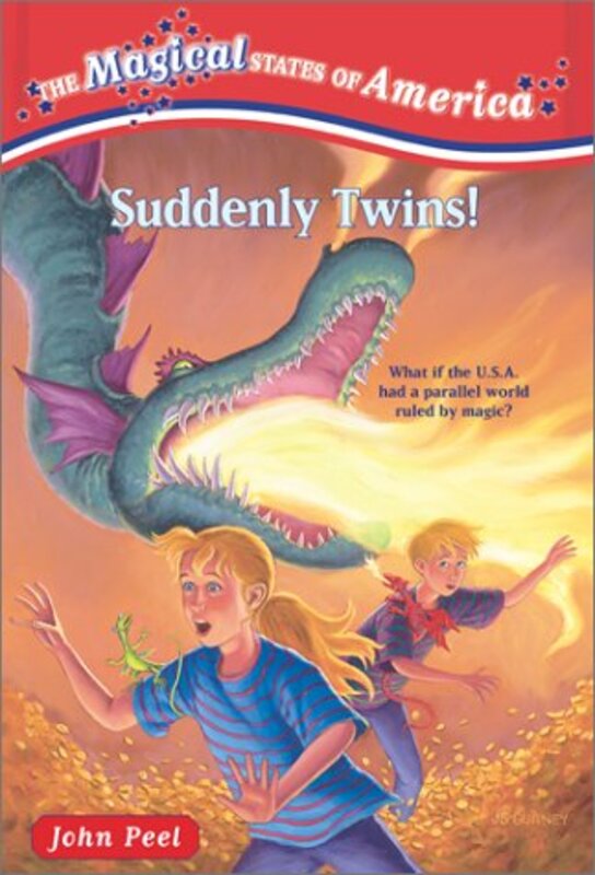 Book cover for "Suddenly Twins!" by John Peel