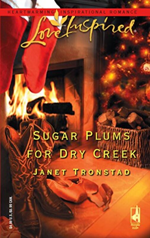 Book cover for "Sugar Plums for Dry Creek" by Janet Tronstad