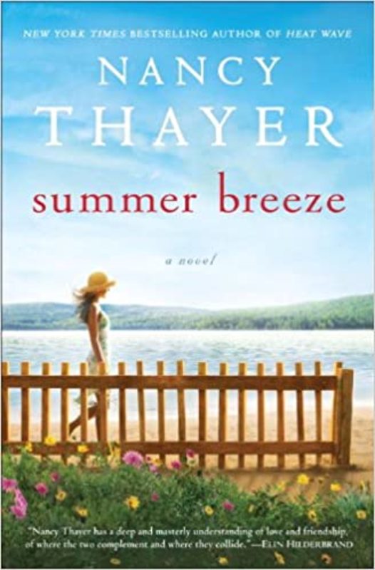 Book cover for "Summer Breeze" by Nancy Thayer