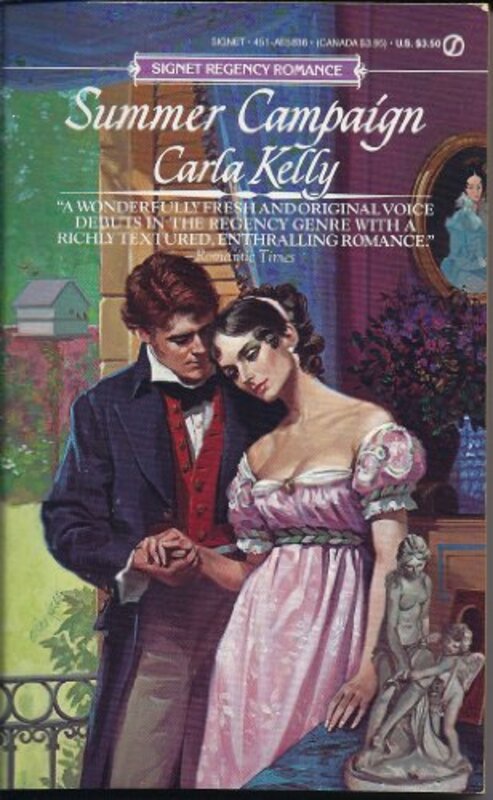 Book cover for "Summer Campaign" by Carla Kelly