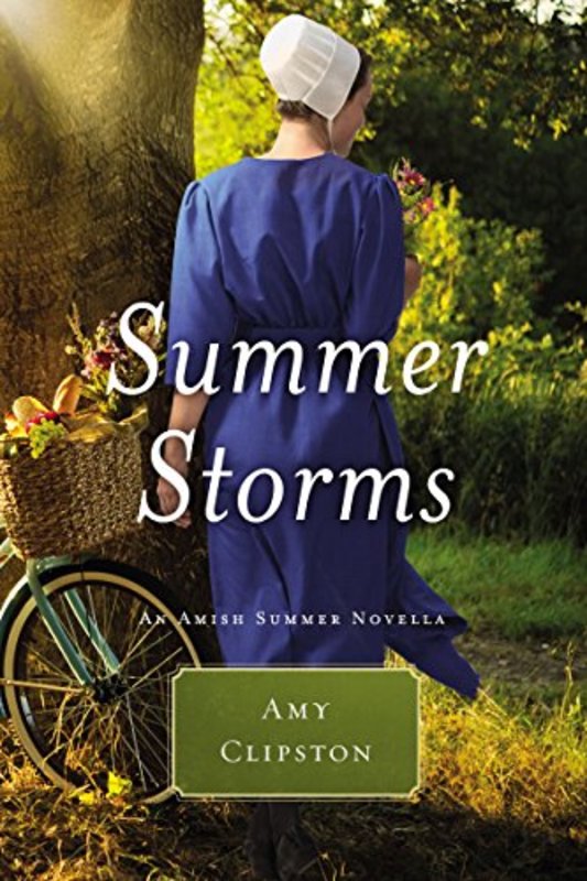 Book cover for "Summer Storms" by Amy Clipston