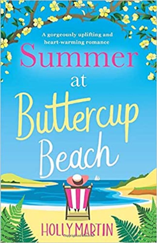 Book cover for "Summer at Buttercup Beach" by Holly Martin
