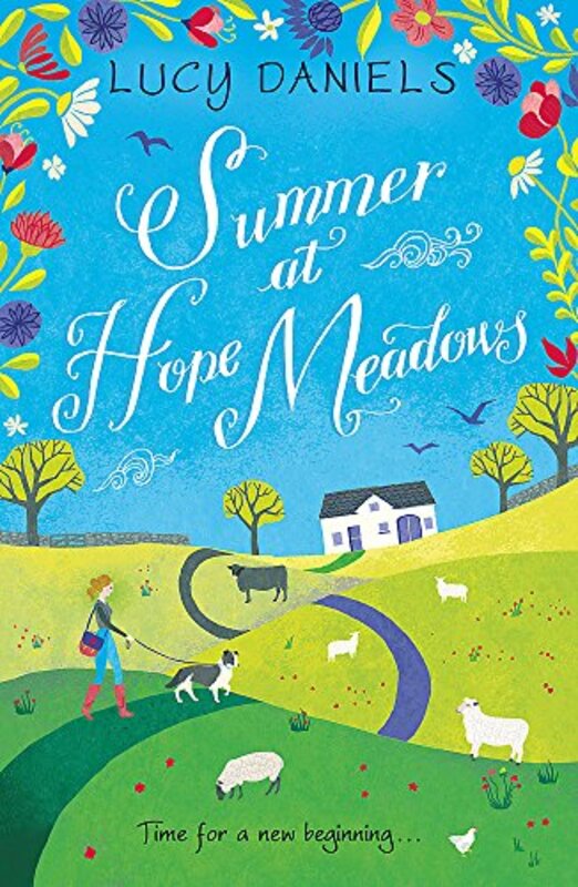 Book cover for "Summer at Hope Meadows" by Lucy Daniels