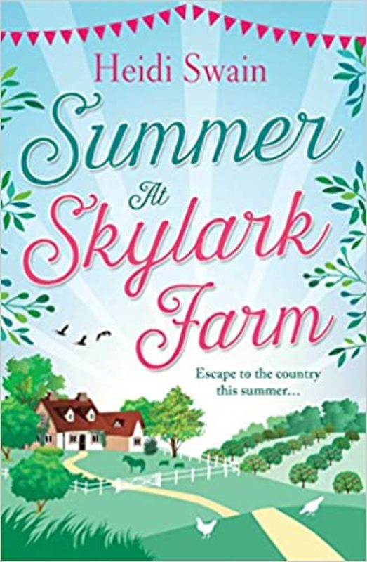 Book cover for "Summer at Skylark Farm" by Heidi Swain