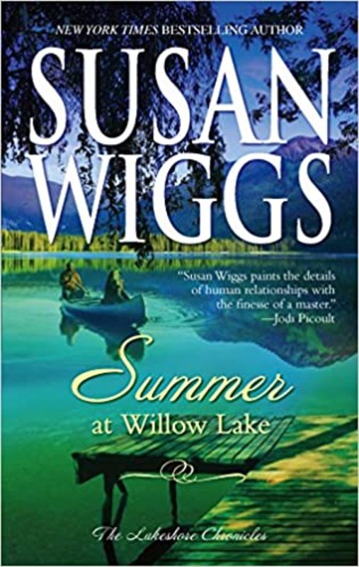 Book cover for "Summer at Willow Lake" by Susan Wiggs