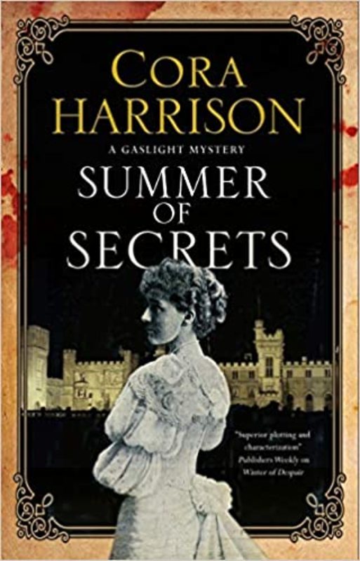 Book cover for "Summer of Secrets" by Cora Harrison