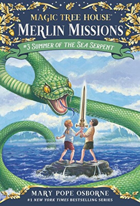Book cover for "Summer of the Sea Serpent" by Mary Pope Osborne