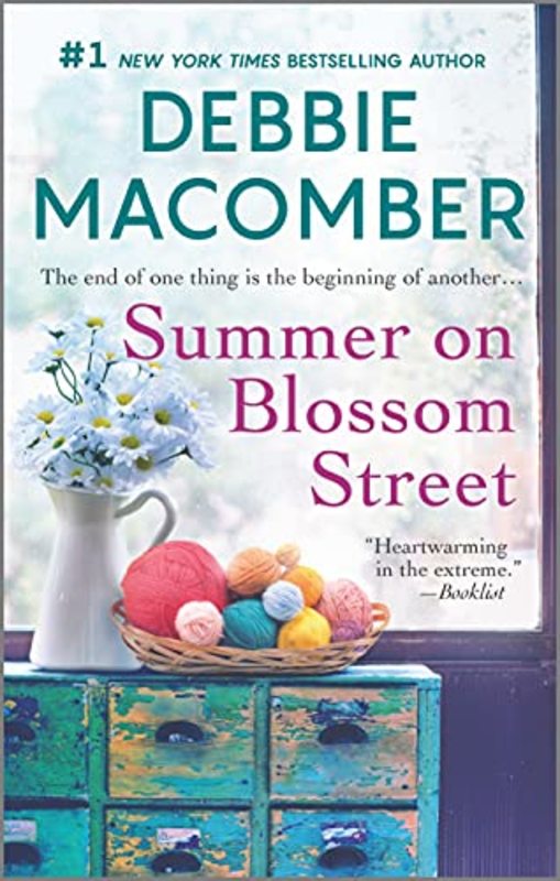 Book cover for "Summer on Blossom Street" by Debbie Macomber