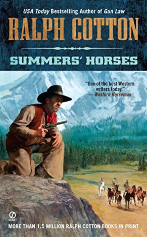Book cover for "Summers' Horses" by Ralph Cotton