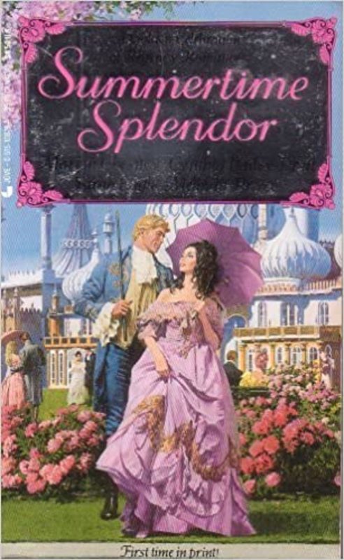 Book cover for "Summertime Splendor" by MC Beaton