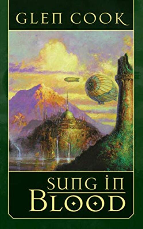 Book cover for "Sung In Blood" by Glen Cook