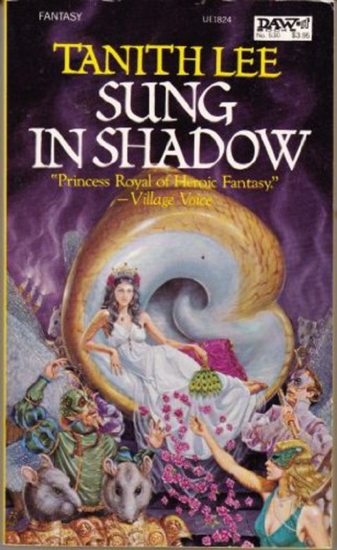 Book cover for "Sung in Shadow" by Tanith Lee