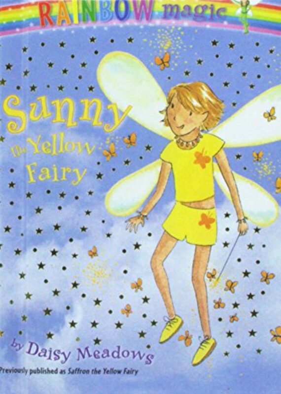 Book cover for "Sunny the Yellow Fairy" by Daisy Meadows