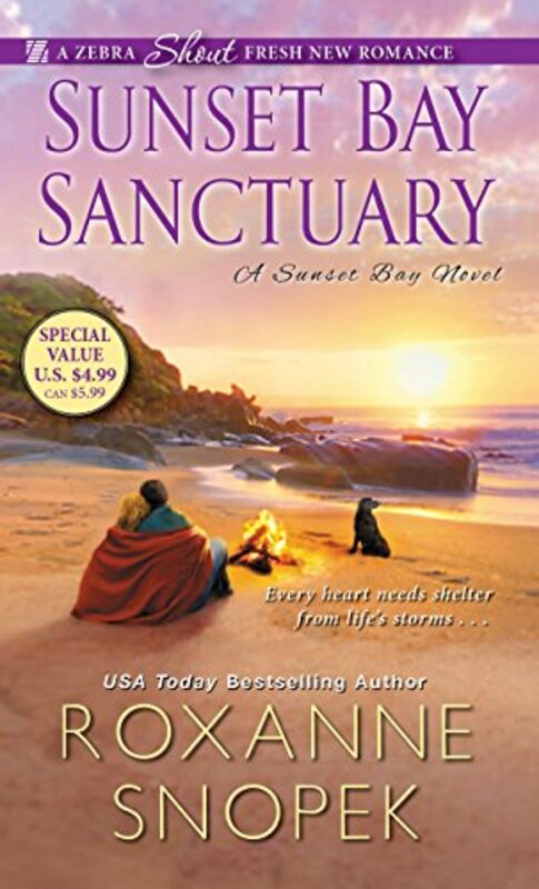 Book cover for "Sunset Bay Sanctuary" by Roxanne Snopek