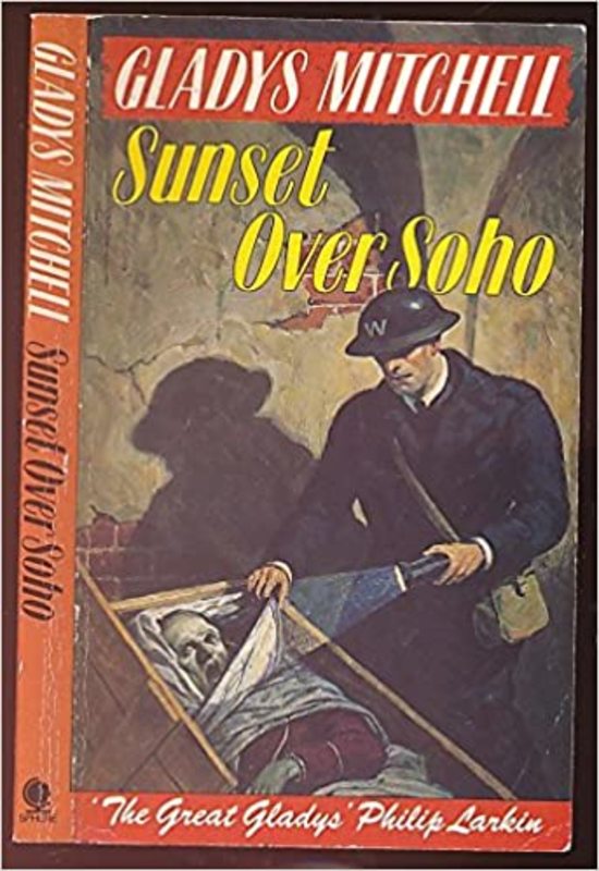 Book cover for "Sunset Over Soho" by Gladys Mitchell