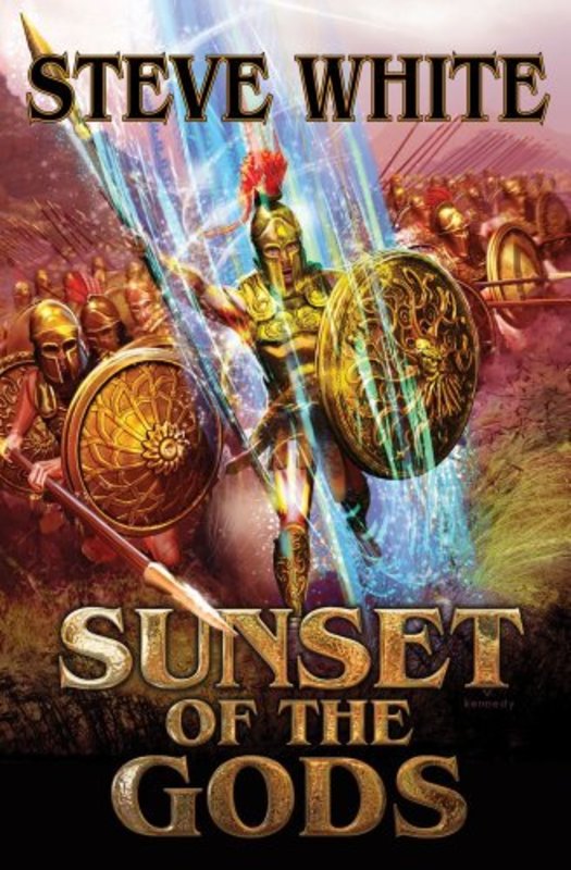 Book cover for "Sunset of the Gods" by Steve White