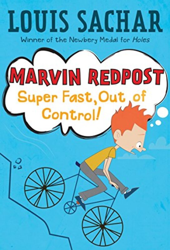 Book cover for "Super Fast, Out of Control!" by Louis Sachar