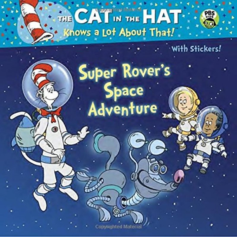 Book cover for "Super Rover's Space Adventure)" by Tish Rabe