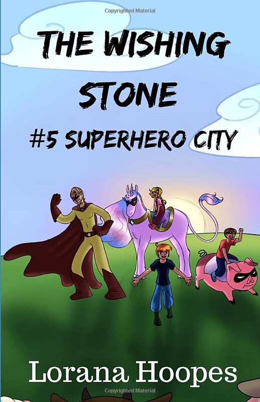 Book cover for "Superhero City" by Lorana Hoopes
