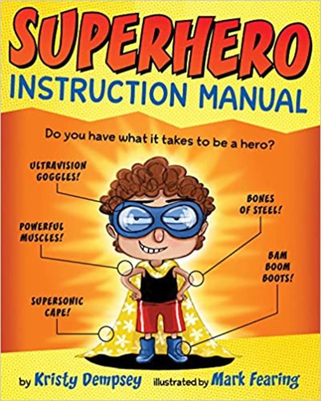 Book cover for "Superhero Instruction Manual" by Kristy Dempsey