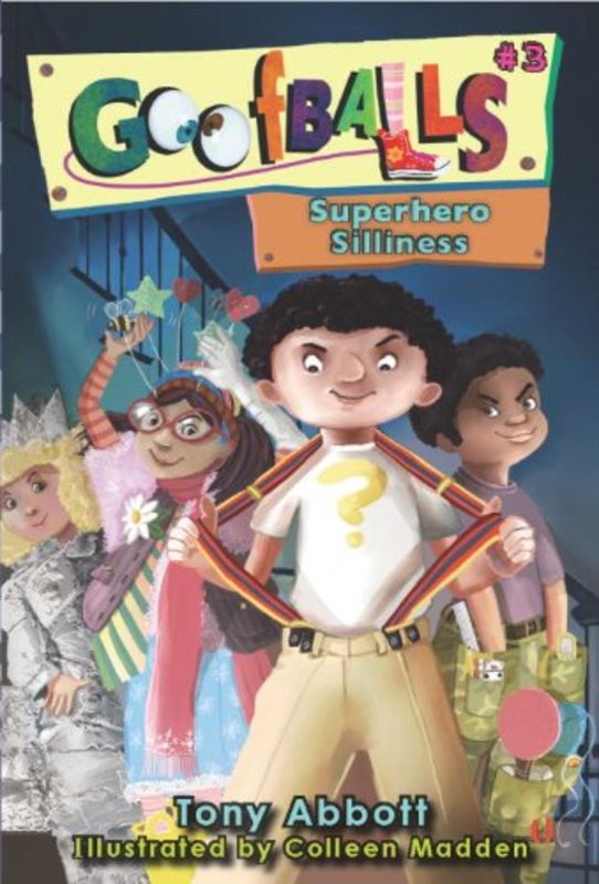 Book cover for "Superhero Silliness" by Tony Abbott