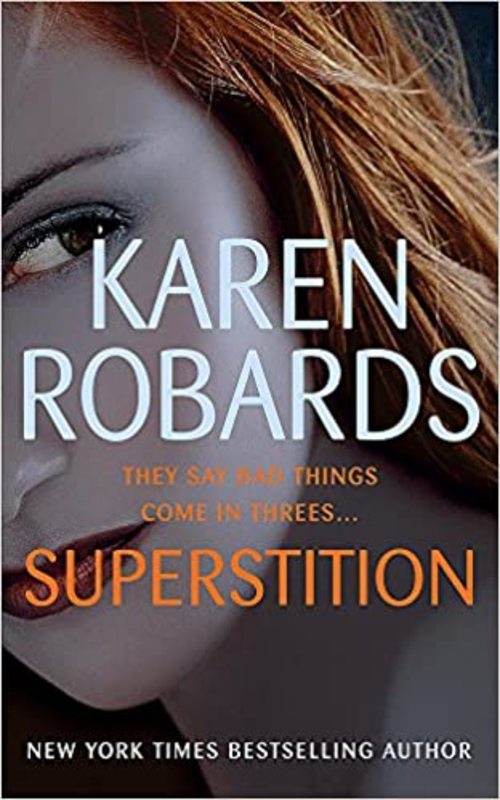 Book cover for "Superstition" by Karen Robards