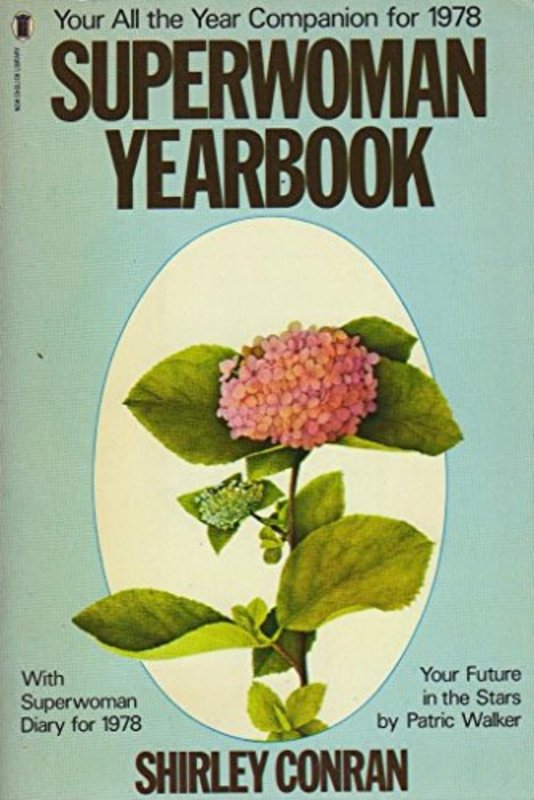 Book cover for "Superwoman Yearbook 1978" by Shirley Conran
