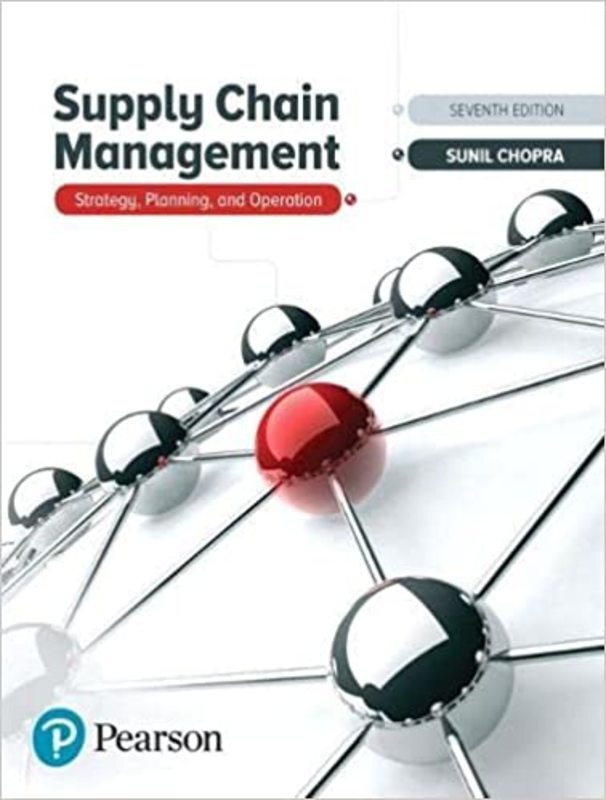 Book cover for "Supply Chain Management" by Sunil Chopra