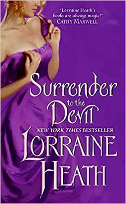 Book cover for "Surrender to the Devil" by Lorraine Heath