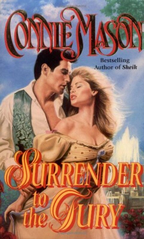 Book cover for "Surrender to the Fury" by Connie Mason