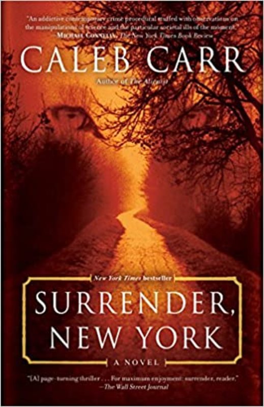 Book cover for "Surrender, New York" by Caleb Carr
