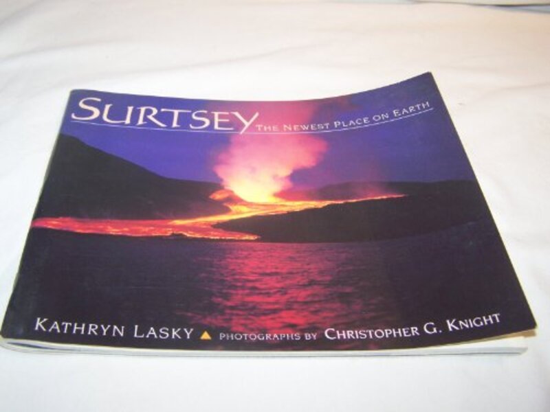 Book cover for "Surtsey" by Kathryn Lasky