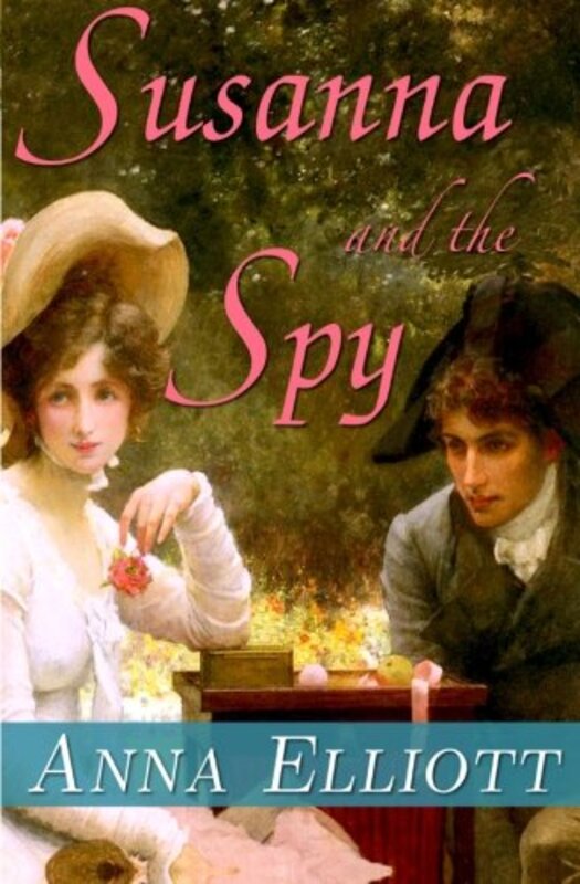 Book cover for "Susanna and the Spy" by Anna Elliott