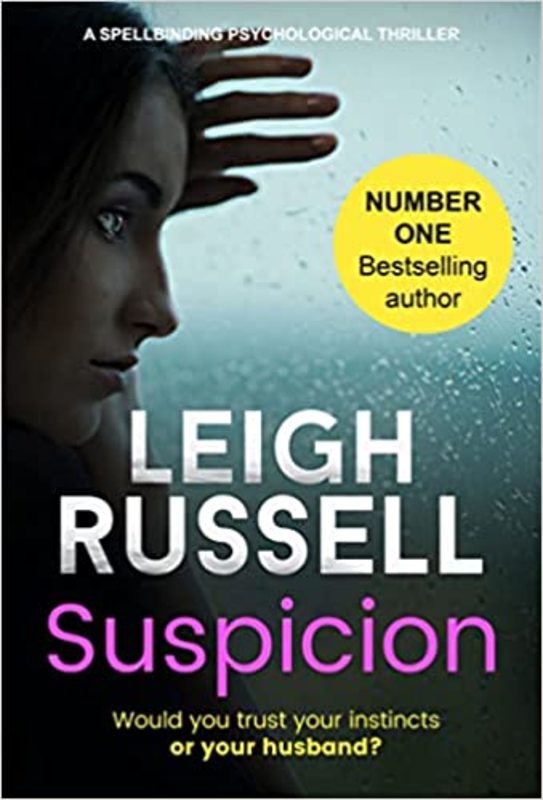 Book cover for "Suspicion" by Leigh Russell