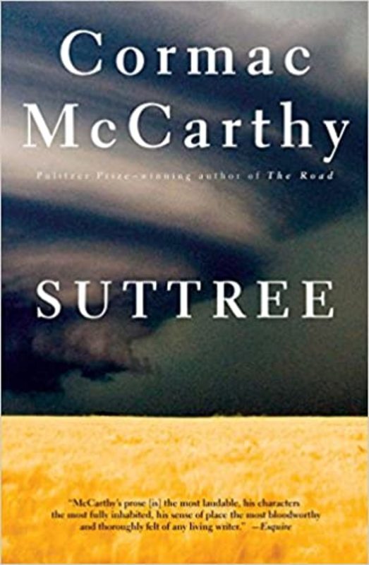 Book cover for "Suttree" by Cormac McCarthy