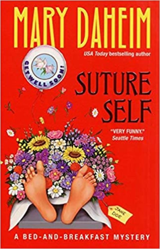 Book cover for "Suture Self" by Mary Daheim