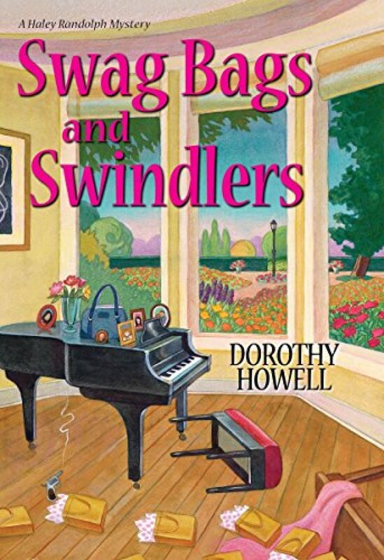 Book cover for "Swag Bags and Swindlers" by Dorothy Howell