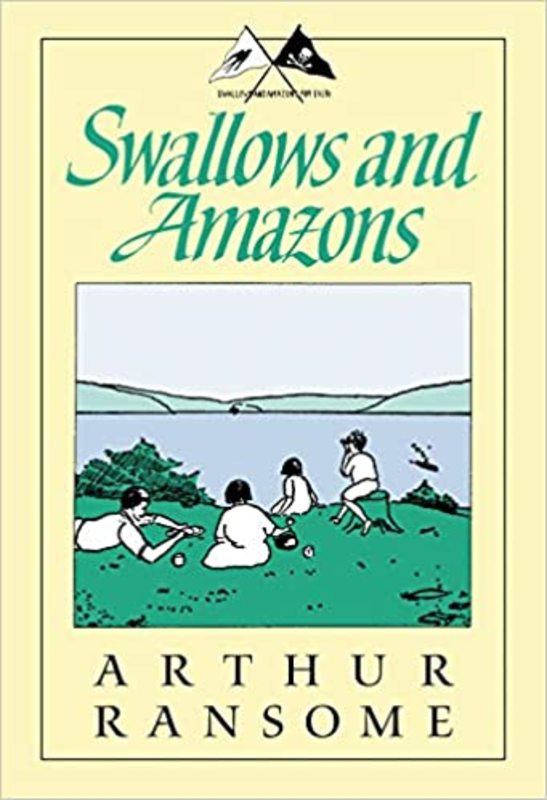 Book cover for "Swallows and Amazons" by Arthur Ransome