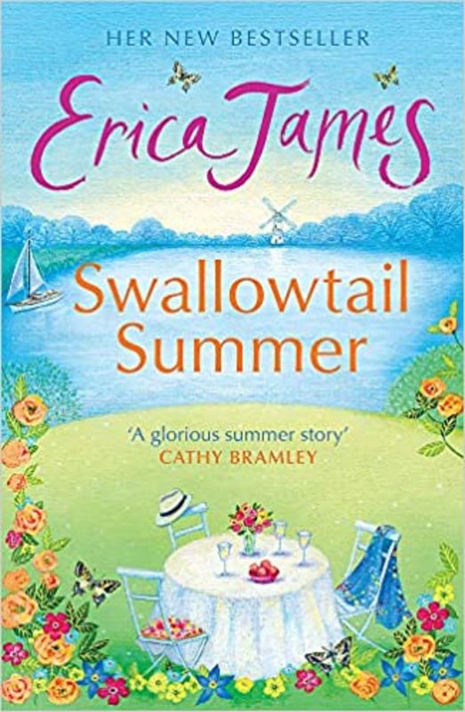 Book cover for "Swallowtail Summer" by Erica James
