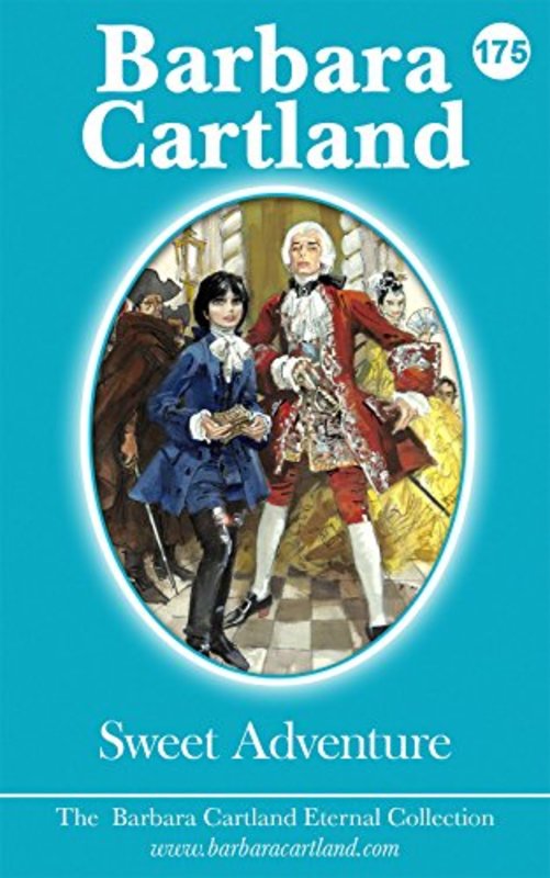 Book cover for "Sweet Adventure" by Barbara Cartland