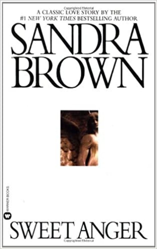 Book cover for "Sweet Anger" by Sandra Brown