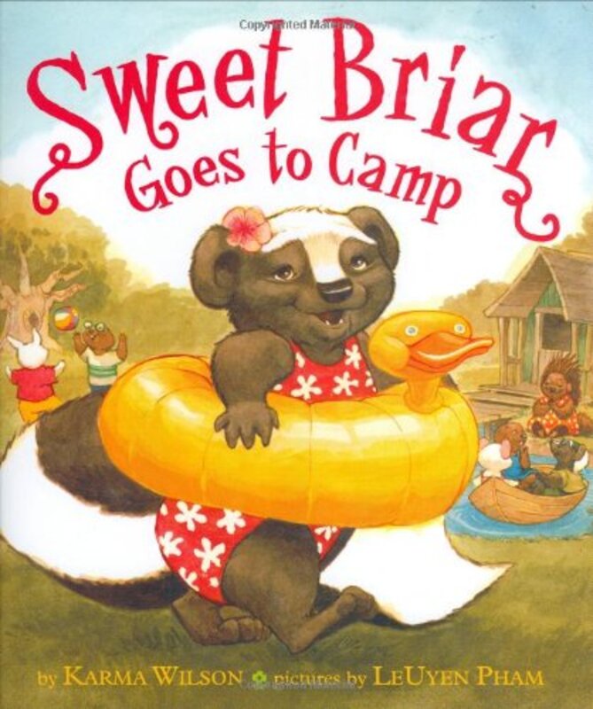 Book cover for "Sweet Briar Goes to Camp" by Karma Wilson