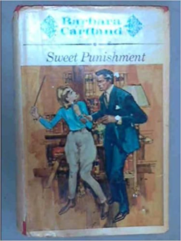 Book cover for "Sweet Punishment" by Barbara Cartland