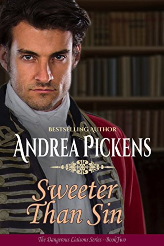 Book cover for "Sweeter Than Sin" by Andrea Penrose