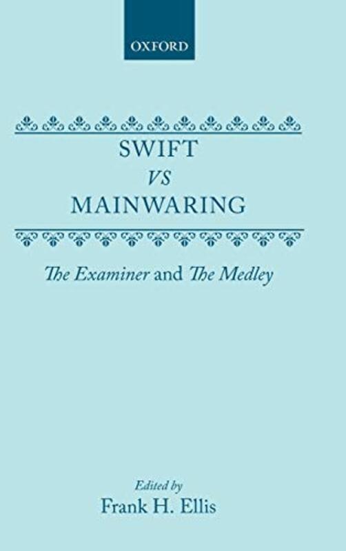 Book cover for "Swift vs. Mainwaring" by Jonathan Swift