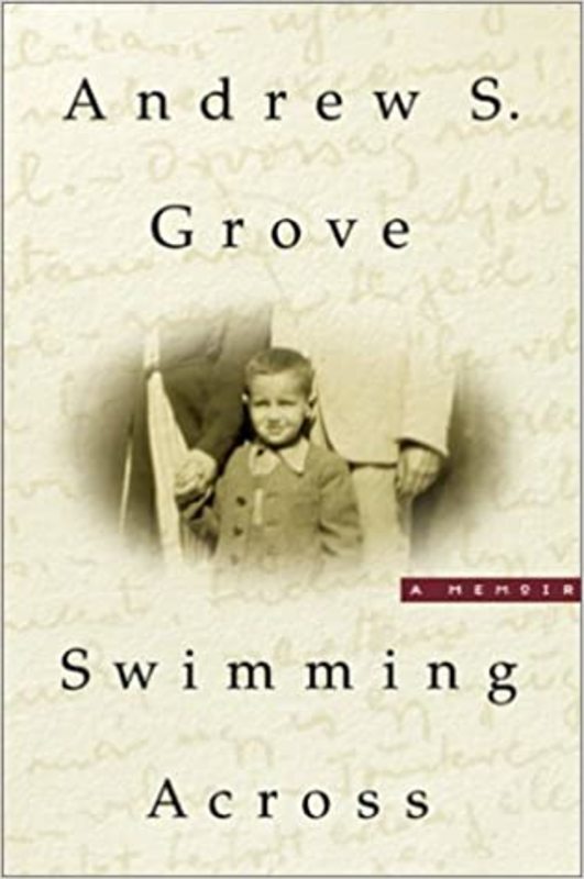 Book cover for "Swimming Across" by Andrew S. Grove