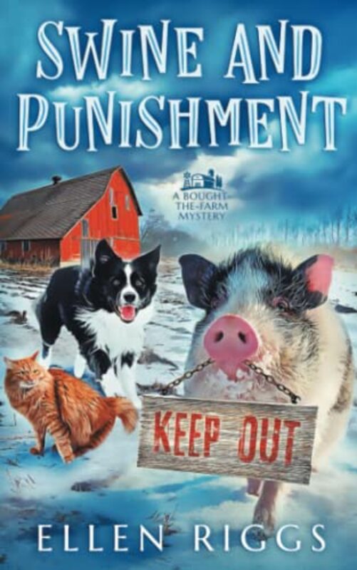 Book cover for "Swine and Punishment" by Ellen Riggs