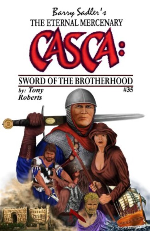 Book cover for "Sword Of The Brotherhood" by Tony Roberts